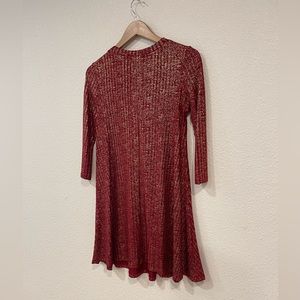 Red and Gold Mini Dress. Size Medium.
